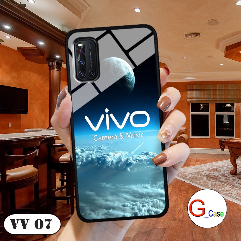 Ốp lưng Vivo V19  - in hình 3D Logo điện thoại