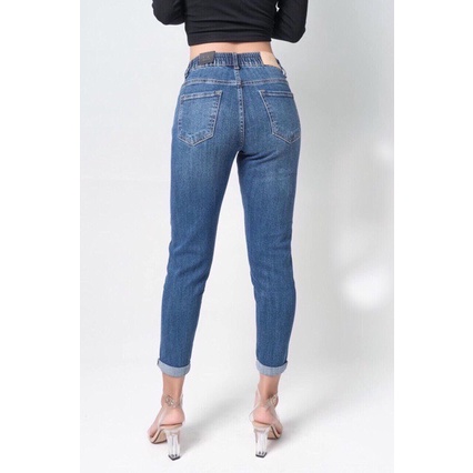 (50 - 90 KG) QUẦN JEAN BAGGY LƯNG THUN 2  TÚI FORM ĐỘC LẠ CÁCH ĐIỆU