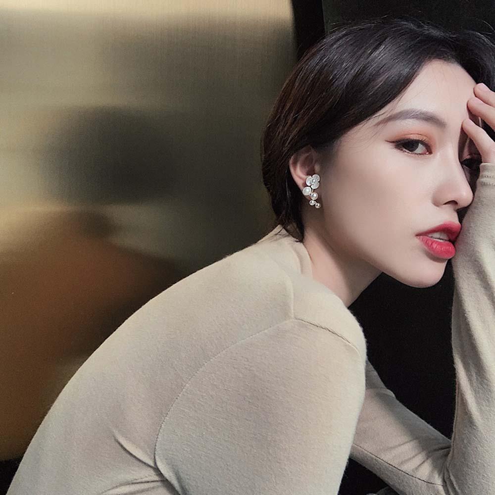 LILYES Khuyên Tai Acrylic Dễ Thương Thời Trang Cho Nữ