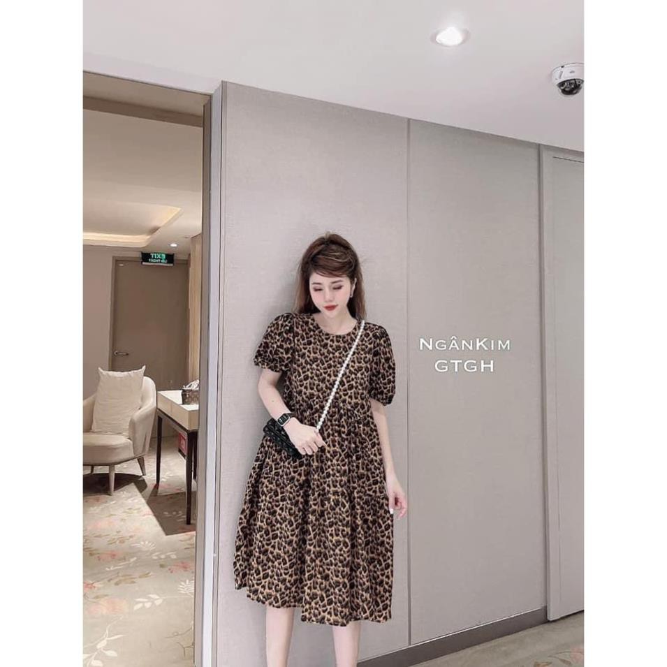 Đầm Nữ Váy Báo Tay Bồng Siêu Xinh Chất Thô Cực Đẹp  Hàng Cao Cấp Thời Trang Xuân Hè Sang Trọng Cho Phái Nữ. | BigBuy360 - bigbuy360.vn