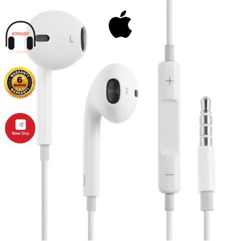 Tai nghe IP6/6S thích hợp ip6 ip6s 6splus nghe nhạc êm ái có mic đàm thoại