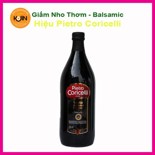Giấm (Dấm) Nho - Dấm Thơm Cao Cấp Balsamic Vinegar Pietro Coricelli 1000ml