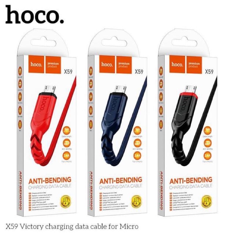 Dây Cáp Sạc Nhanh Typec Lightning Micro Hoco