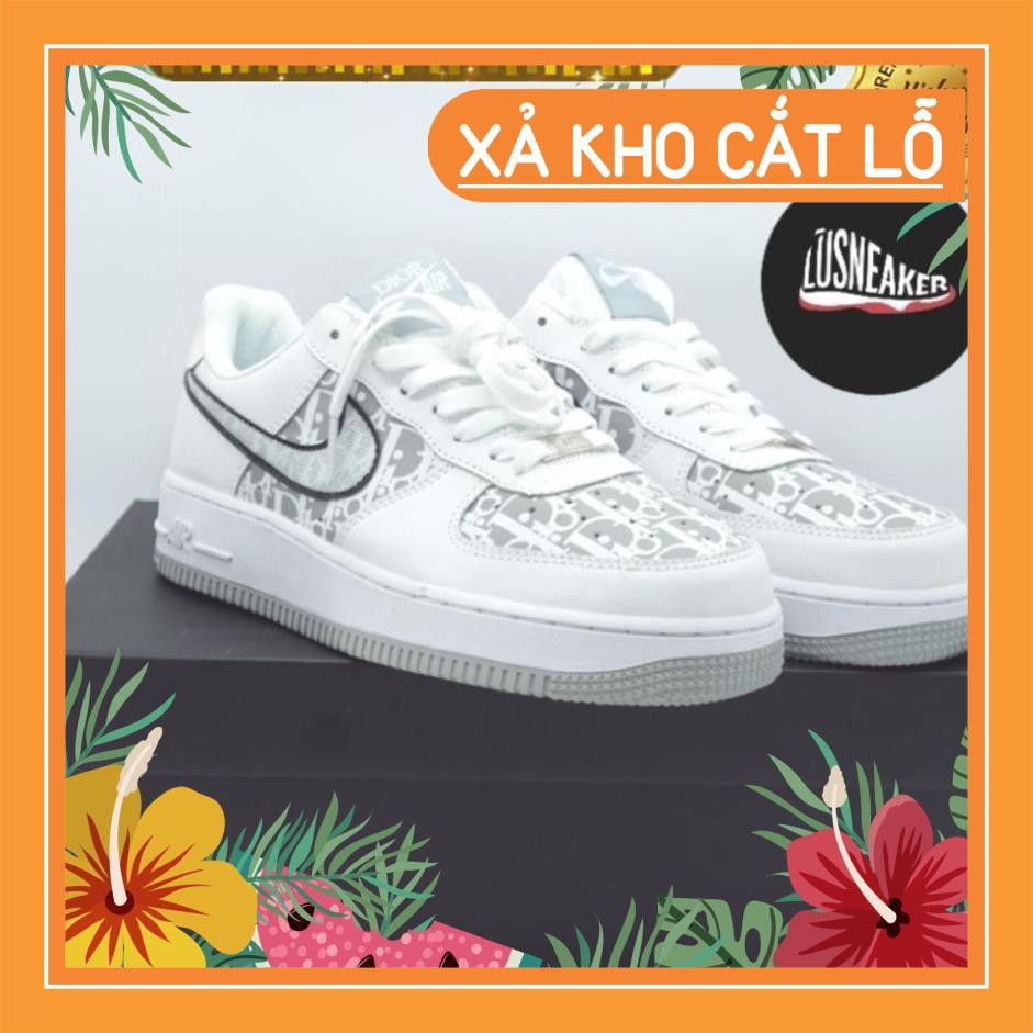 Giày Af1 Dior Trắng 🏆HOT TREND🏆 Sneaker Nam Nữ Đủ Size : 39-43/Giày AIR DlOR cổ thấp | BigBuy360 - bigbuy360.vn