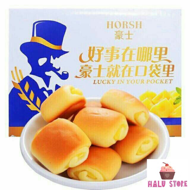 [Mã GROSALE2703 giảm 8% đơn 250K] [THÙNG 2KG] Bánh phô mai viên Horsh - Đài Loan (Gồm 52 bịch)