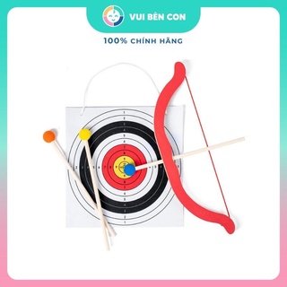 Bộ Đồ Chơi Thể Thao Cung Tên Bằng Gỗ - Rèn Luyện Phản Xạ Cho Bé