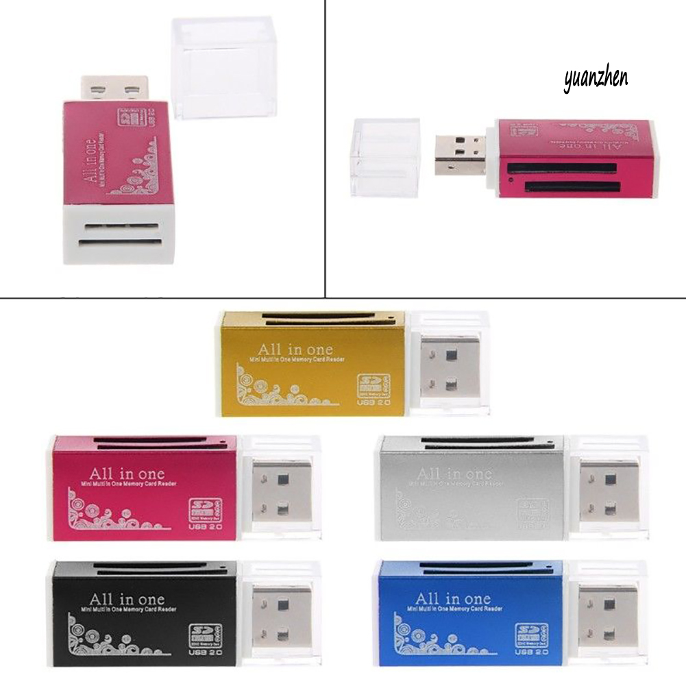 Đầu Đọc Thẻ Nhớ Usb 2.0 Đa Năng Sd / Sdhc Mmc Tf Ms M2 | BigBuy360 - bigbuy360.vn
