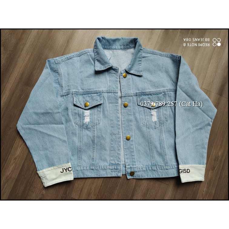 Áo khoác nữ chất jean cao cấp thời trang form dưới 58Kg SKJY BB49