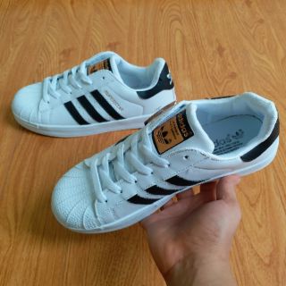 Giày adidas superstart sò tem vàng Nam nữ
