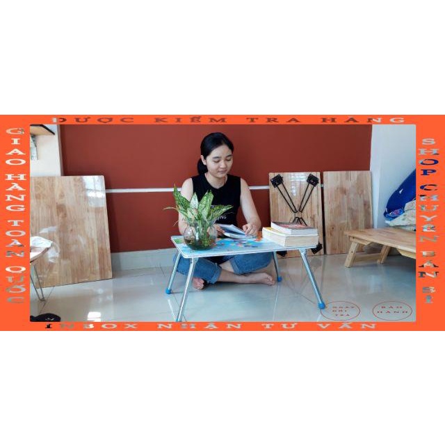 Bàn Học Sinh Nội Thất DT Chân Xếp R40xD60xC30cm cngoc