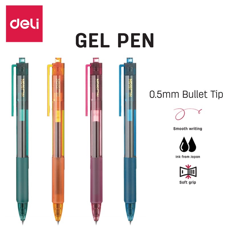 Bút bi bấm nhiều màu dễ thương 0.5mm MỰC ĐEN