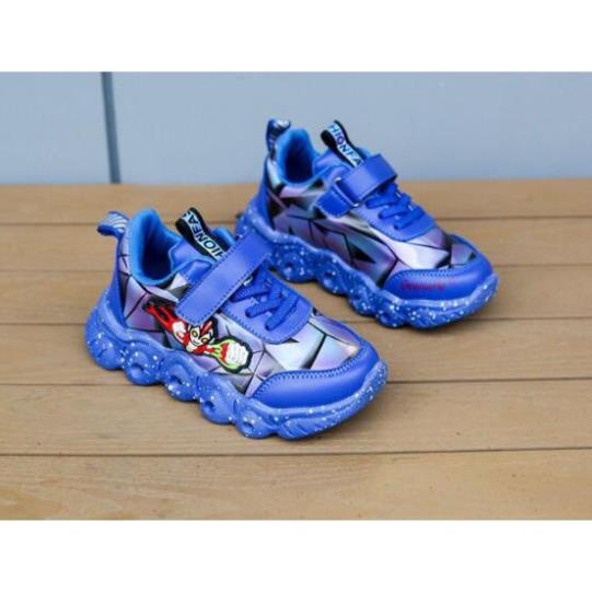 Giày Thể Thao Đế Mềm Chống Trượt Thoáng Khí Có Đèn LED Dạ Quang size 25-36 Cho Trẻ Em EJ