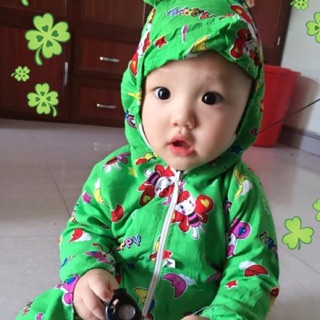 Áo chống nắng vải lanh 2 lớp cho bé