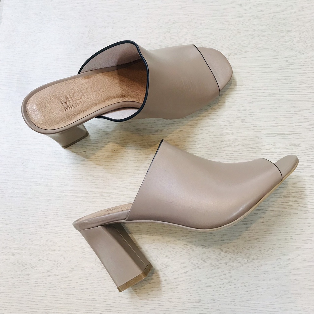 Guốc Da Nữ Cao 8CM Hàng VN