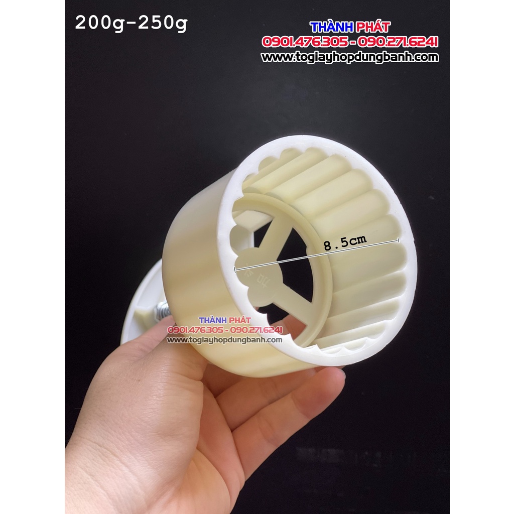 Khuôn bánh trung thu 150g - 200g lo xò dày xịn hình hoa sen - cá - Mẫu mới 2023