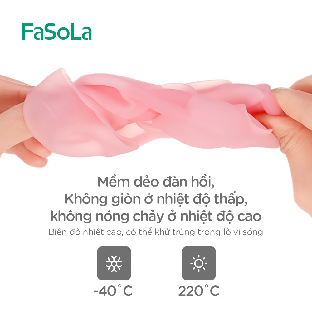 Khay silicon làm đá, trà, trái cây viên tròn, vuông FASOLA FSLYL-006; FSLYL-005