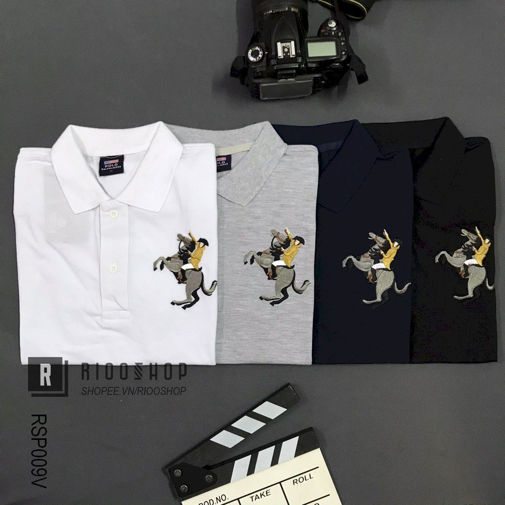 Áo thun polo nam có cổ, áo phông nam ngắn tay polo cao bồi cực đẹp RSP009 có size lớn big size xxl Riooshop | BigBuy360 - bigbuy360.vn