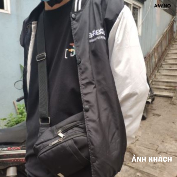 Áo khoác Bomber dù 2 lớp nam nữ thêu chữ thời trang nhiều màu | BigBuy360 - bigbuy360.vn