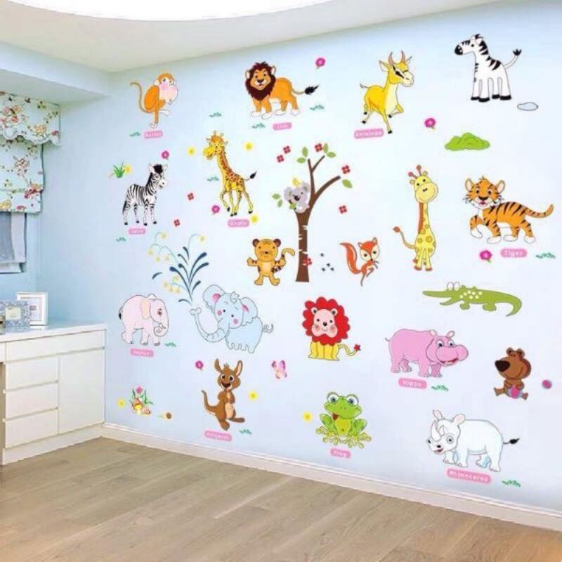 Tranh dán tường cho bé