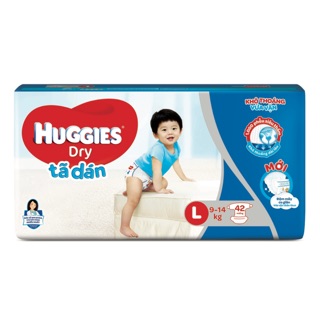 Tả dán Huggies size L 42 miếng