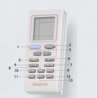 Khiển điều hòa SANYO loại 1