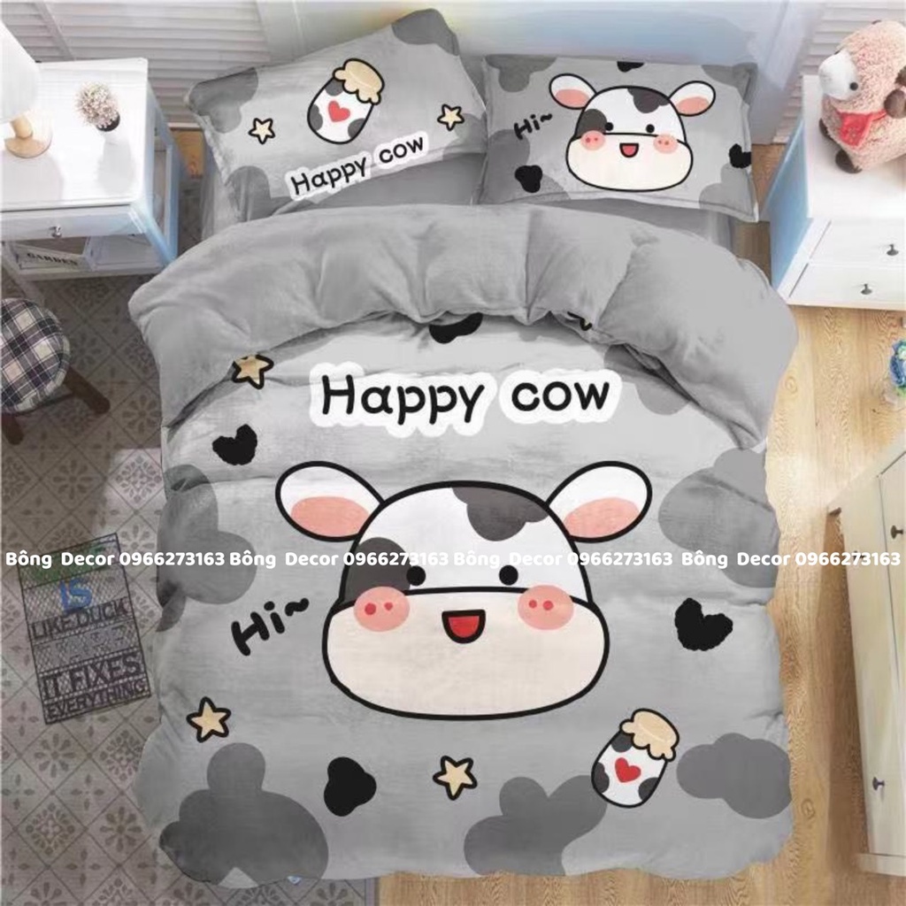 Bộ Chăn Ga Gối Nỉ Nhung 3D Cao Cấp Mẫu Đẹp 2021 ( chat chọn mẫu) | BigBuy360 - bigbuy360.vn