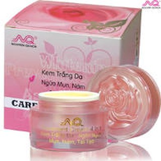 Kem Nguyễn Quách trắng da ngăn ngừa mụn nám, tái tạo  da ( 4 in 1)- Bông Hồng 12g