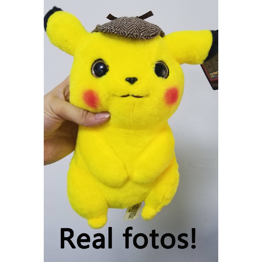 Thú Nhồi Bông Hình Thám Tử Pikachu 28cm Dễ Thương