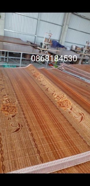 Chiếu Trúc lụa vân gỗ 0,8m ,0,9m,1m,1,2m,1,4m,1,5m,1,6m,1,8m,2m