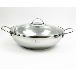 Nồi lẩu kiêm chảo xào fivestar 3 đáy cỡ lớn 32/28/26/24cm