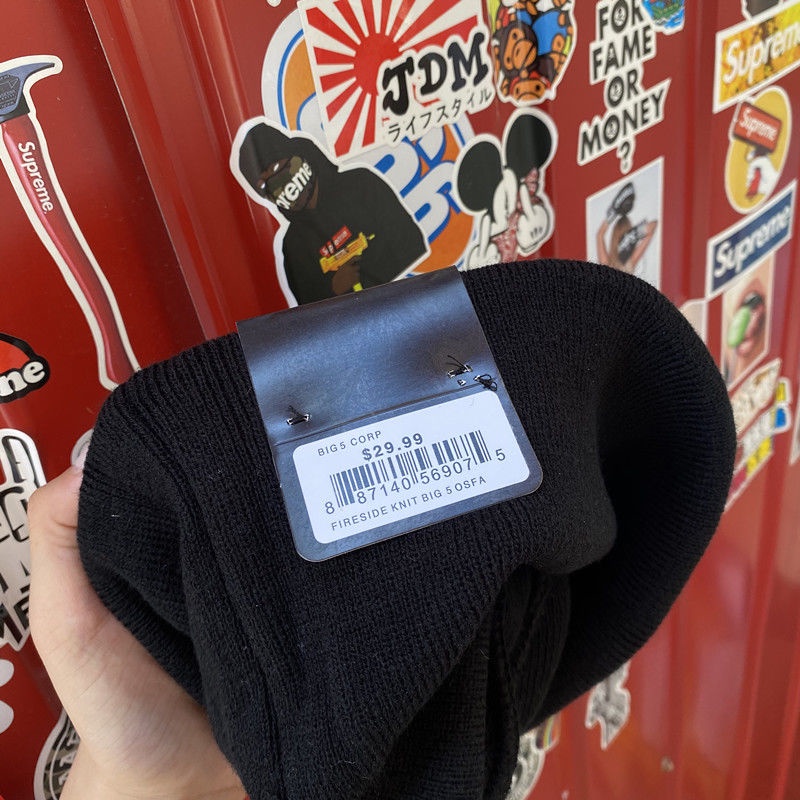 Mũ Len Beanie Thêu Chữ Supreme 19FW Mới