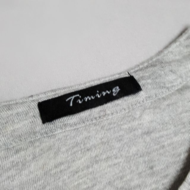 Áo thun dài tay henley Timing xuất xịn