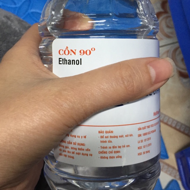 Rửa tay khô 90 độ, chai 500ml