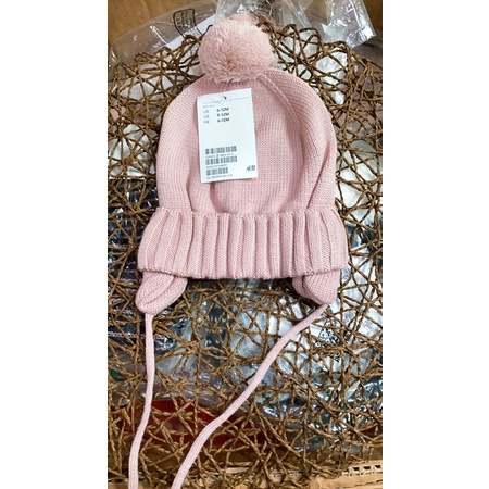 Mũ len Hm chuẩn auth sẵn size 6-12m