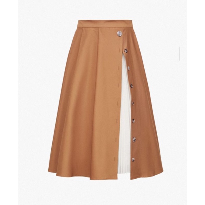 Chân váy kaki phối voan Vero Moda auth