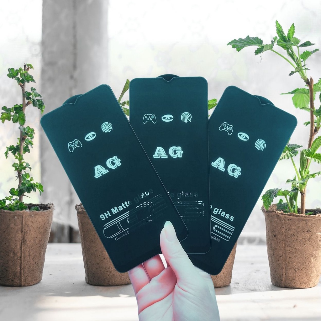 Kính Cường Lực Chống vân tay Oppo A5 A9 A15A A15s A16A A16k A31 F11 A53 A54 A55 A57 A76 A77S A78 A98 Reno 8 z 7 6 5 3 AG