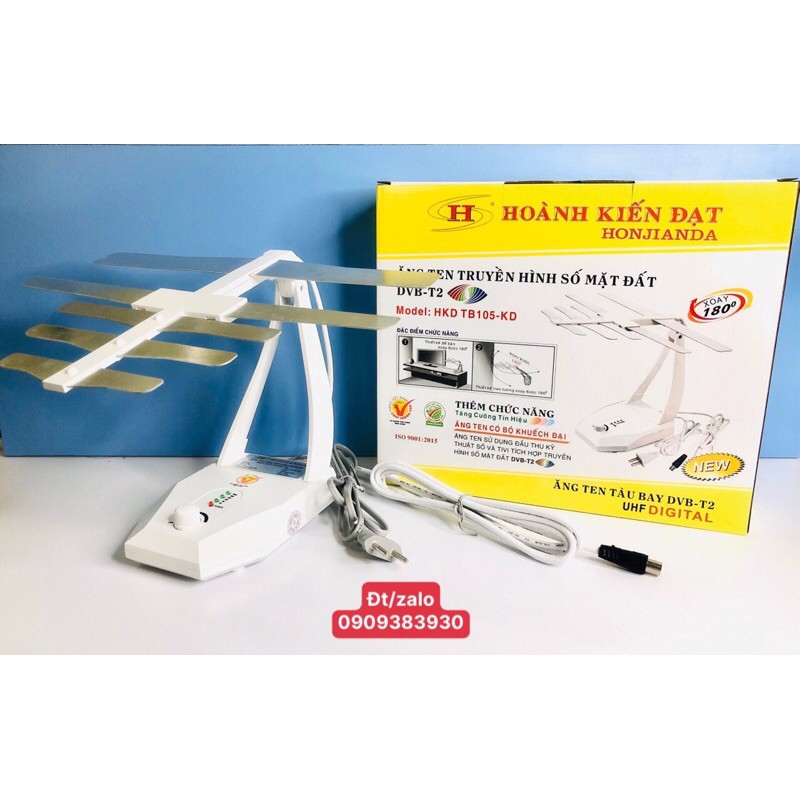 Ăng ten hkd105 dùng cho tivi tích hợp và đầu thu dvb t2
