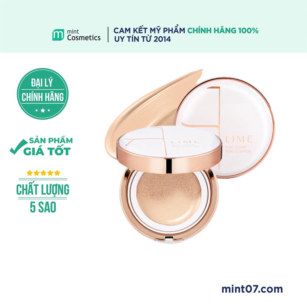 Phấn nước Lime Real Cover Pink SPF 50