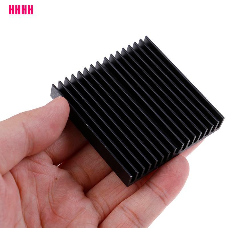 Tấm tản nhiệt bằng nhôm màu đen 60x60 x 10mm cho bo mạch chủ chất lượng cao