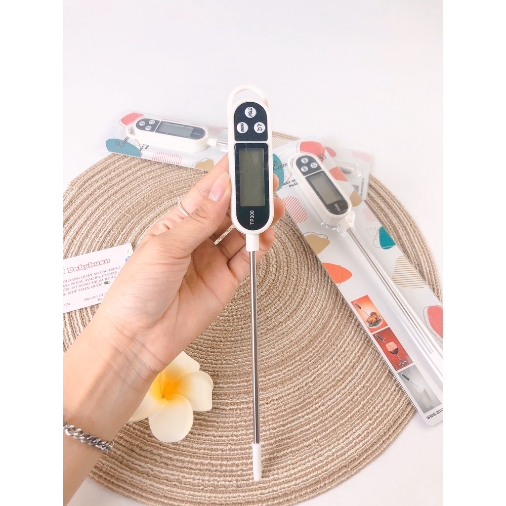 Nhiệt Kế Emma Kids Chính Hãng, Nhiệt Kế Đo Nhiệt Độ Sữa,Cháo,Nước,Chất Lỏng An Toàn Cho Bé Và Gia Đình Babibu