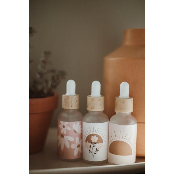 Tem Nhựa Dán Chai Serum Thuỷ Tinh Siêu Dính Bền Chắc Thiết Kế Theo Yêu Cầu Giao Hàng Nhanh - Xưởng In MoPh