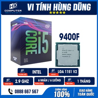 CPU Core I5 9400F 1151 Box New, I5 8400, i5 9500f, cpu máy tính, i5 8500, i5 9600, i5 9400