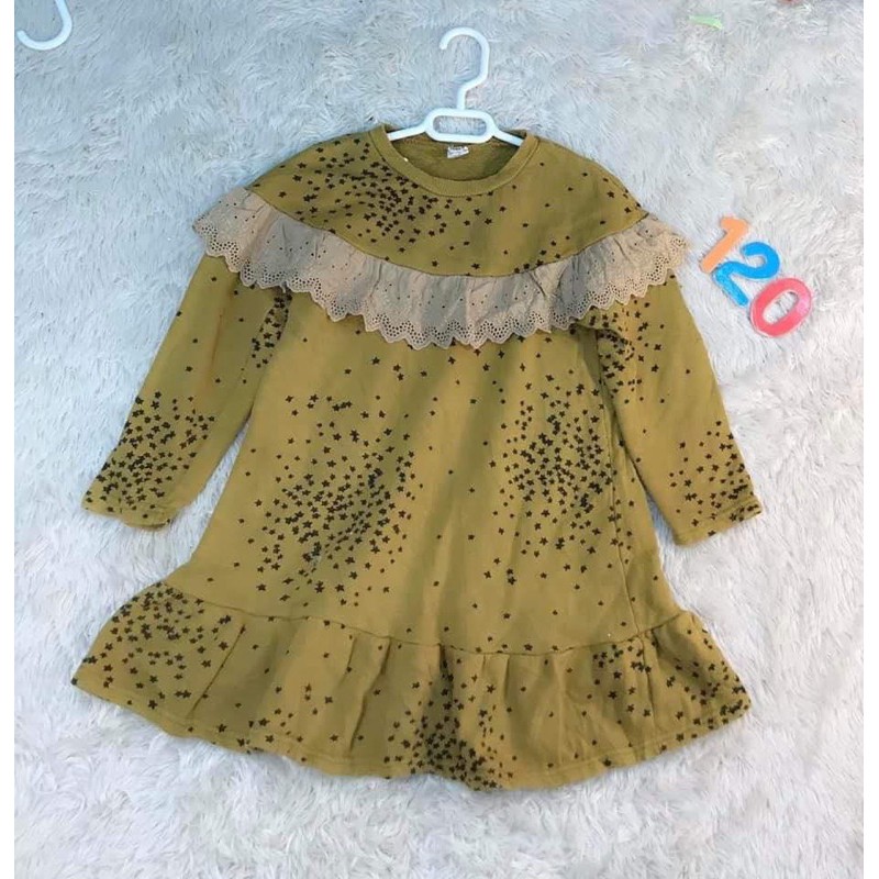 đầm vàng baby doll