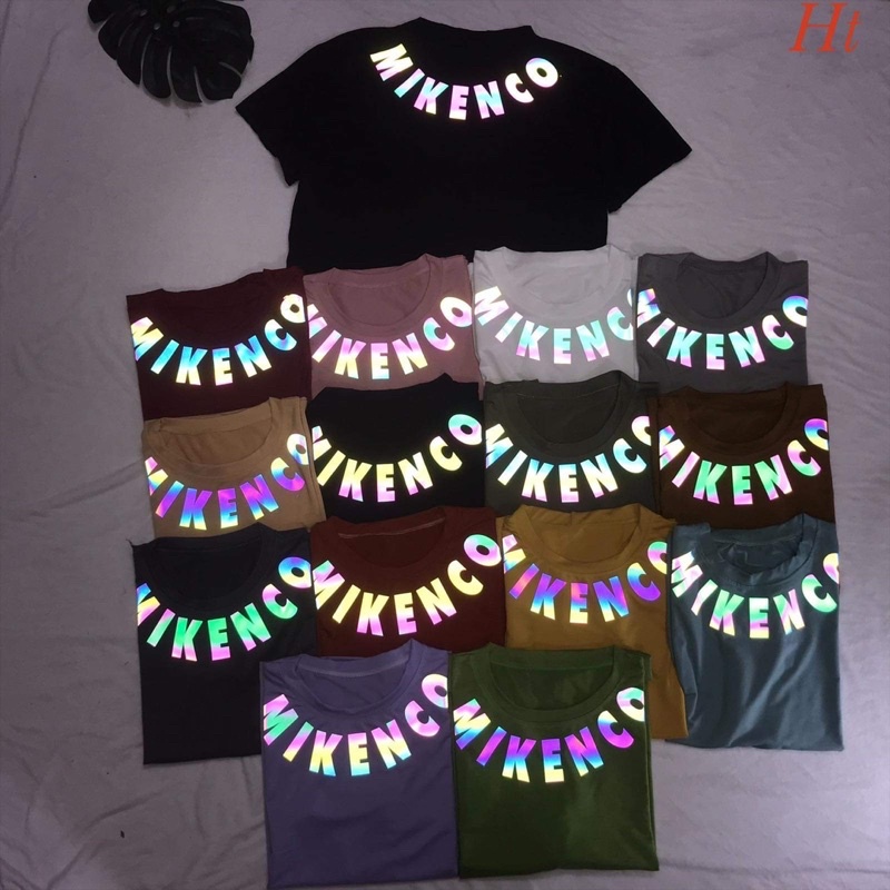 Áo phông mike vòng cổ phản quang HT12