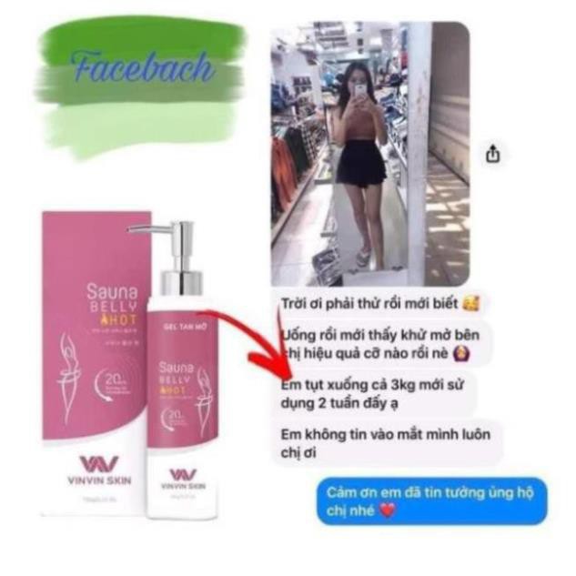 Gel tan mỡ/ kem tan mỡ bụng- VinVin Skin- giảm 3-5cm vòng bụng sau 1 tuần | BigBuy360 - bigbuy360.vn