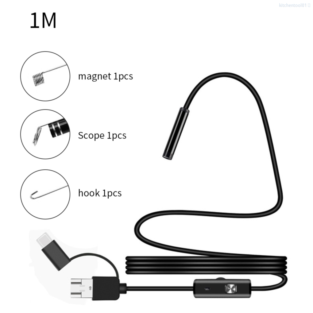 Máy Quay Nội Soi Hd Cáp USB 1m Cho Điện Thoại