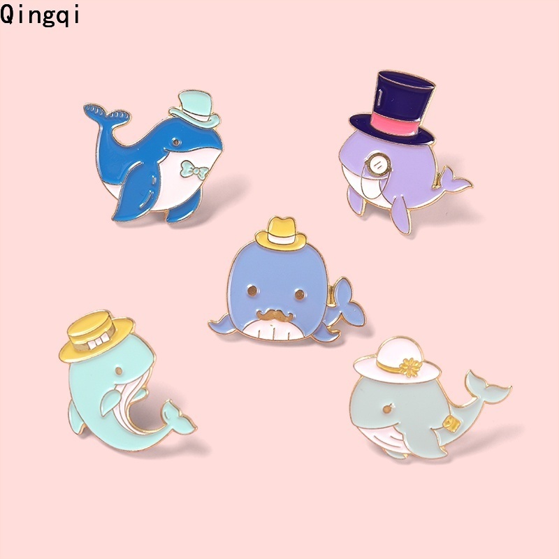 Ghim cài áo Miss Zoe hình động vật hoạt hình đáng yêu