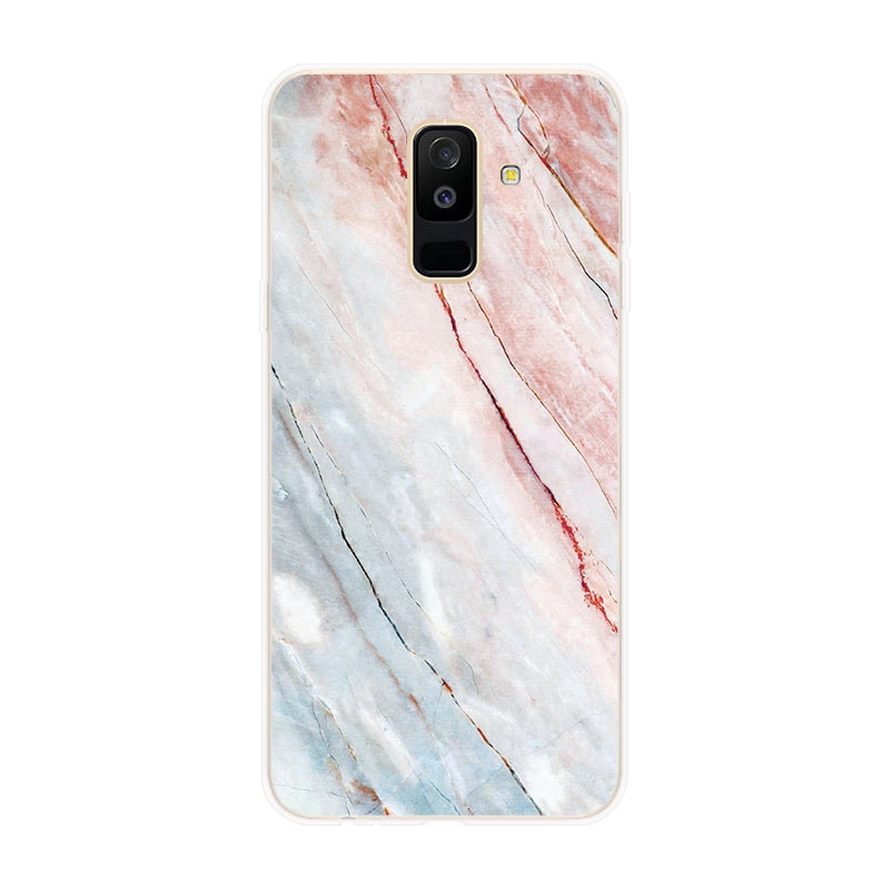 Ốp Lưng Samsung Galaxy A6 A6+ Plus A7 A8 A8+ Plus A9 2018 TPU mềm Case đá granit