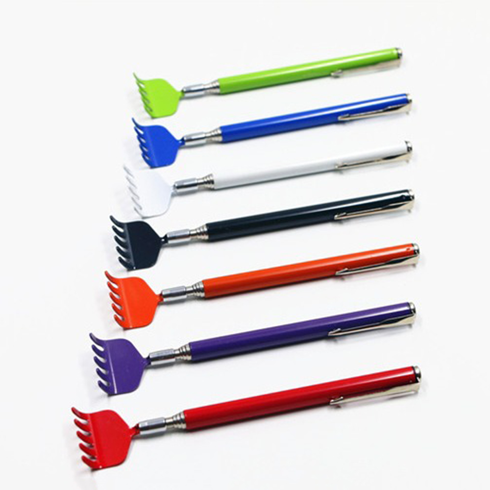 [Hàng mới về] Dụng cụ gãi lưng thu gọn kéo dài chất liệu thép thích hợp người cao tuổi thiết kế 5 móng nhiều màu