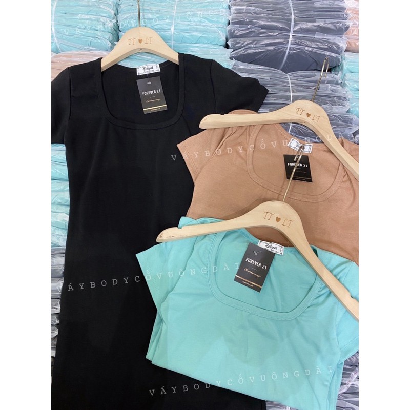 Đầm Ôm Cổ Vuông Dài | BigBuy360 - bigbuy360.vn